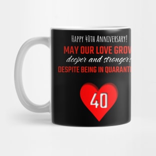 Happy 40th anniversary Mug